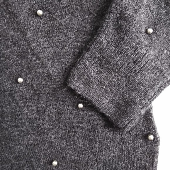 H&M Holiday Sweater with Pearl Accents - Picture 2 of 5